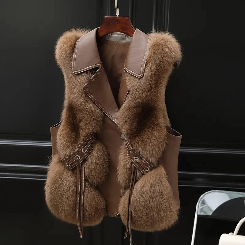 Aurven Faux Fur Vest