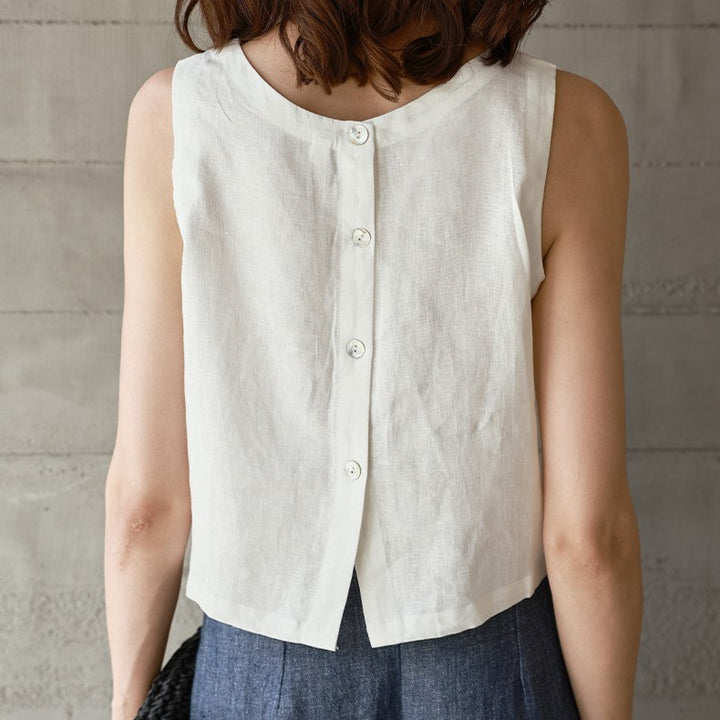 Evrell Linen Vest