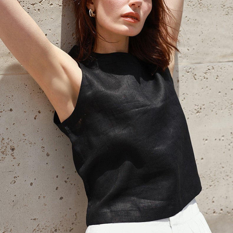 Evrell Linen Vest