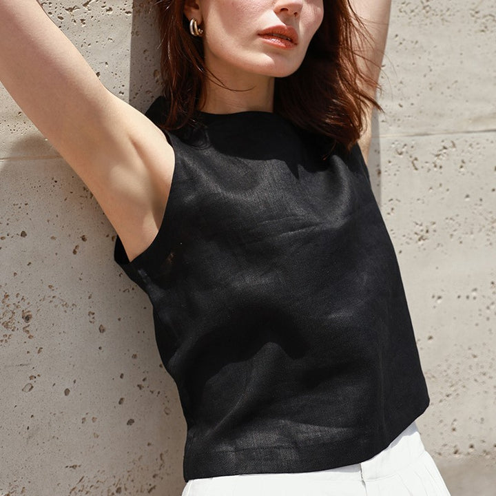 Evrell Linen Vest