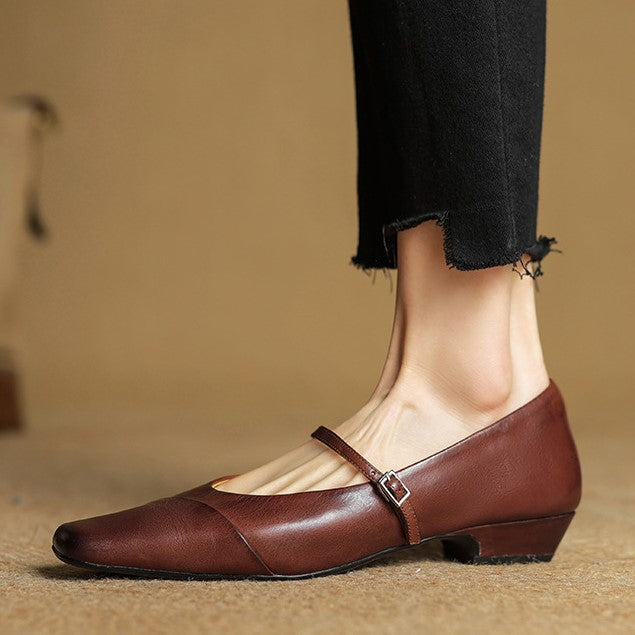 Aurette Leather Pumps