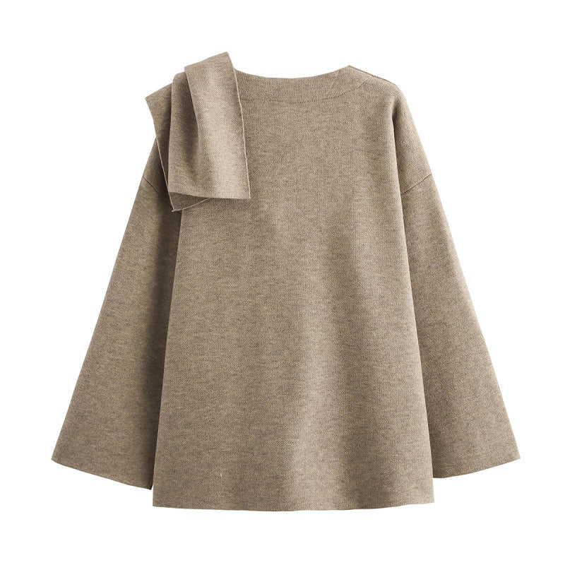 Selene Asymmetric Knit Cardigan