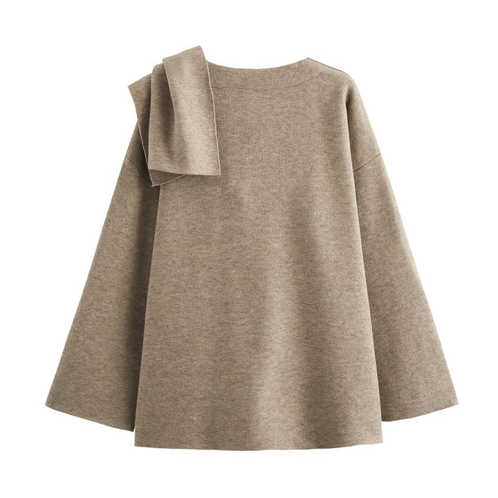 Selene Asymmetric Knit Cardigan