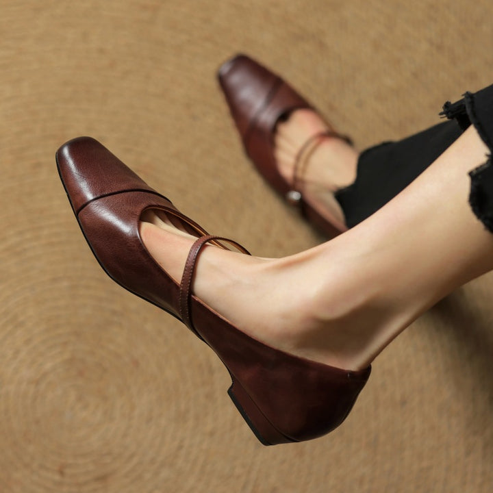 Aurette Leather Pumps