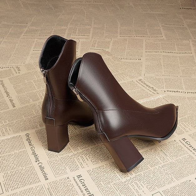 Aurevia Metal-Tip Ankle Boots