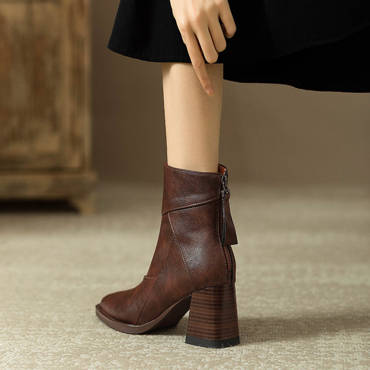 Erisen Block Heel Boots