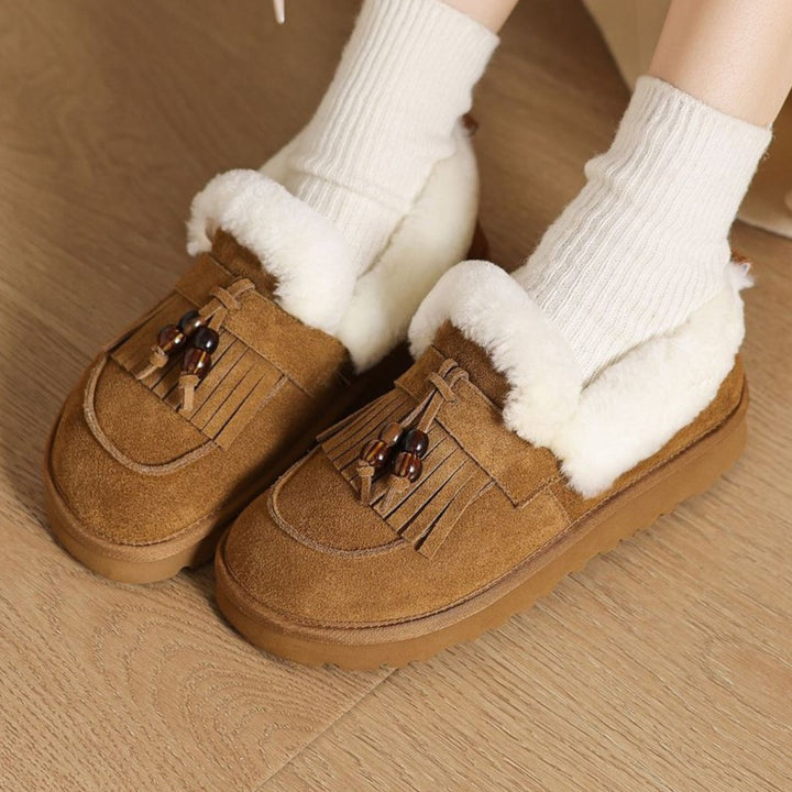 Marsett Shearling Suede Loafer