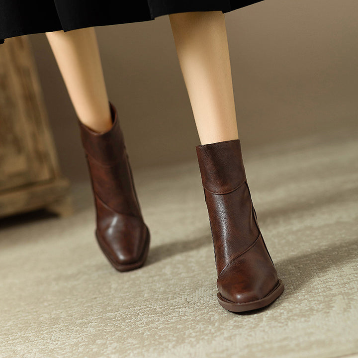 Erisen Block Heel Boots
