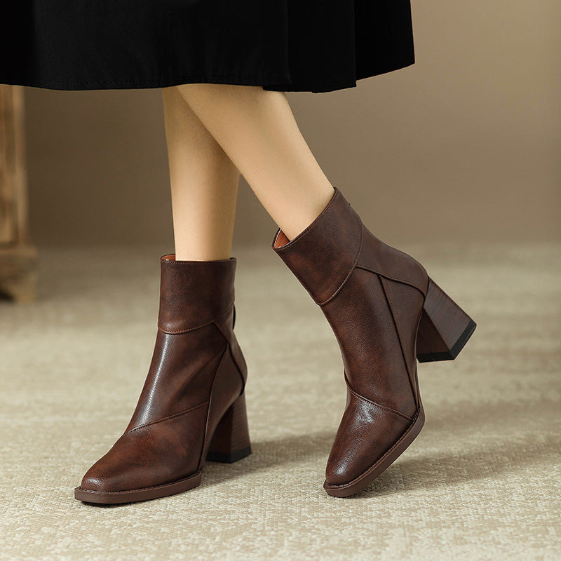 Erisen Block Heel Boots