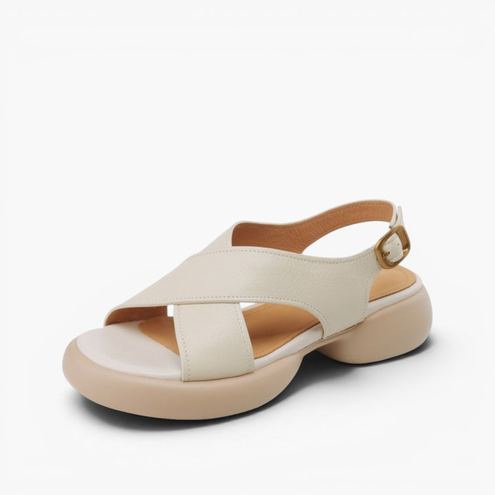 Auralis Leather Crossband Slides