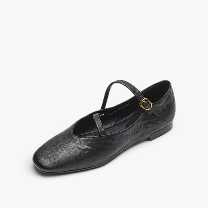 Aurelle Strap Leather Mary-Jane