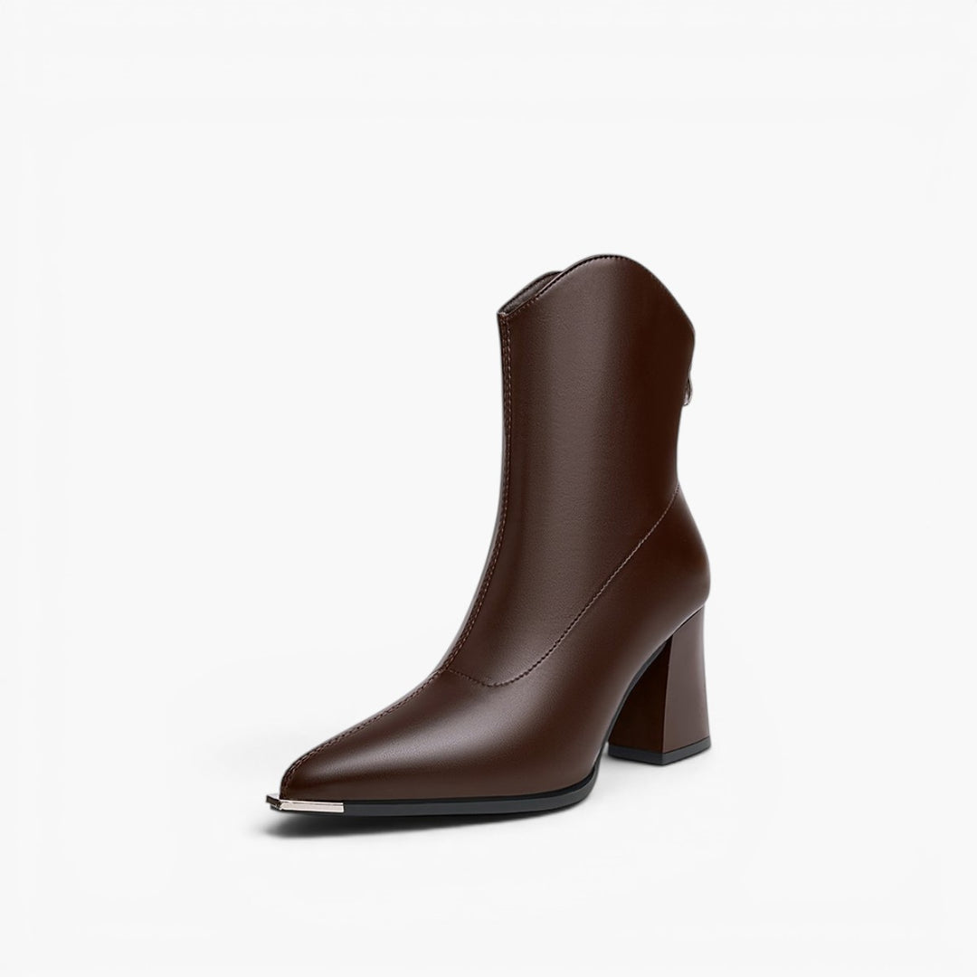 Aurevia Metal-Tip Ankle Boots