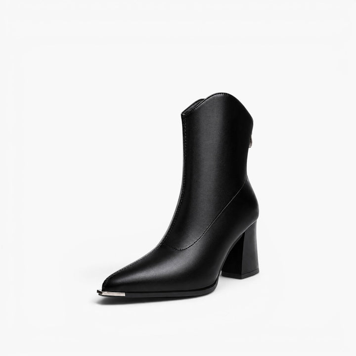 Aurevia Metal-Tip Ankle Boots