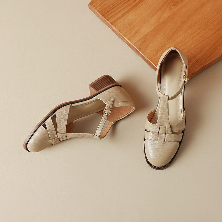 Lorin Roman Leather Heels