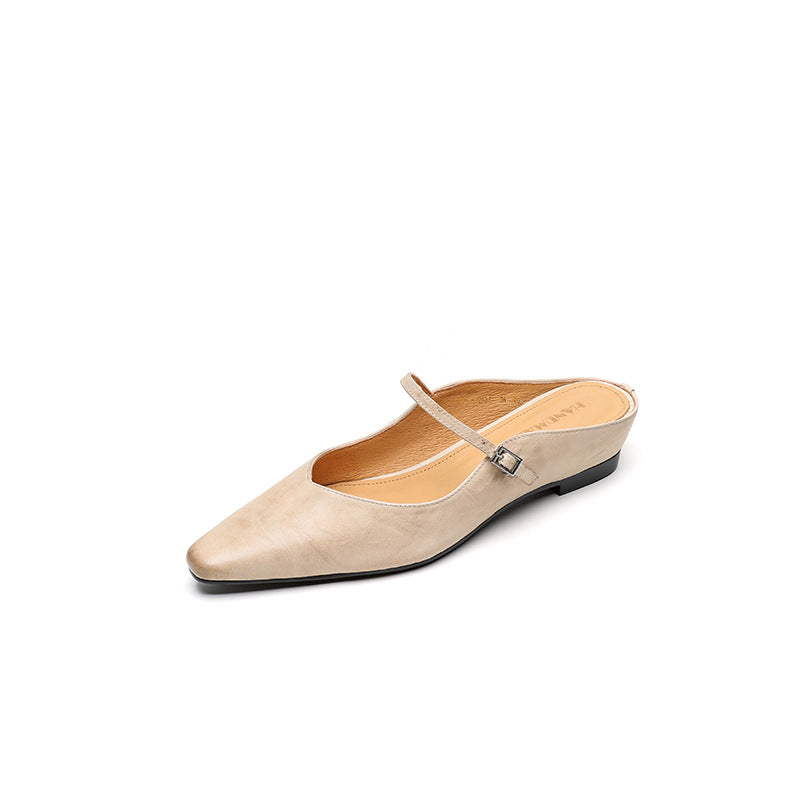 Envara Leather Mules