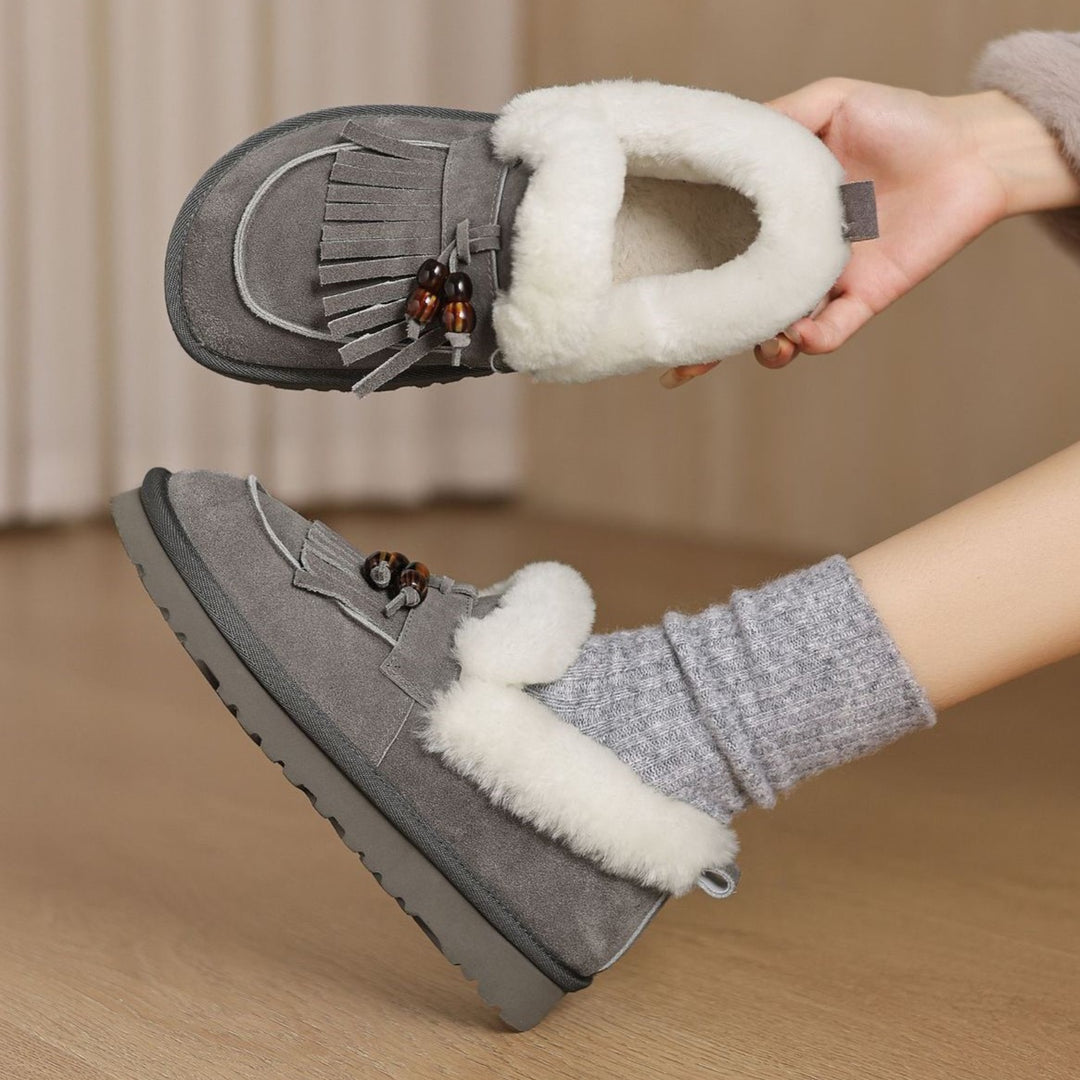 Marsett Shearling Suede Loafer