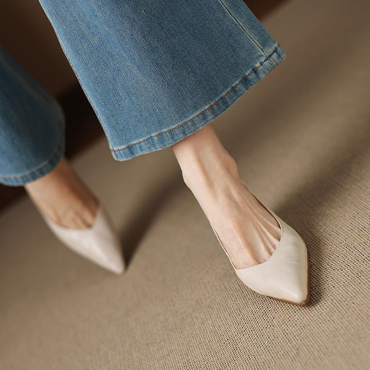 Riva Sculpted Leather Pumps