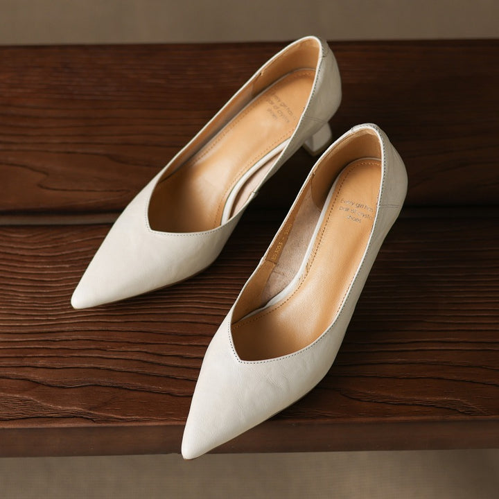 Riva Sculpted Leather Pumps