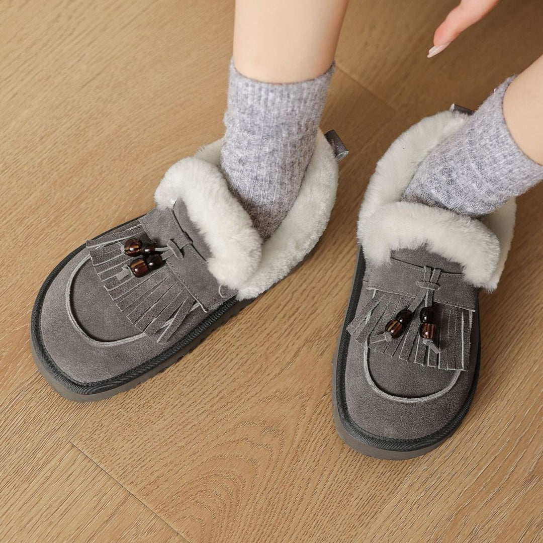 Marsett Shearling Suede Loafer