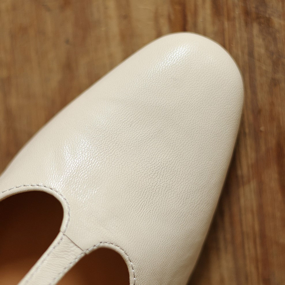 Elowen Leather T-Strap Heel