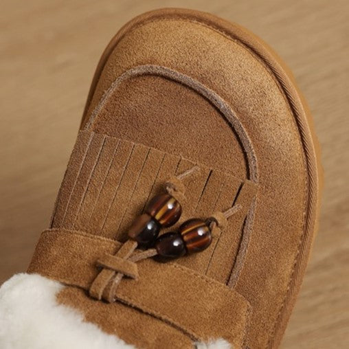 Marsett Shearling Suede Loafer