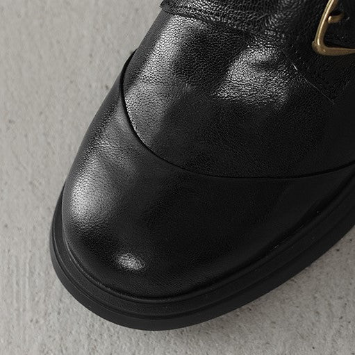 Ellesmere Shearling Leather Mid-Heel