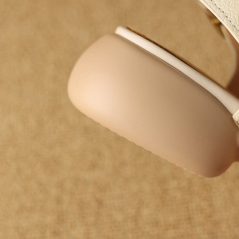 Auralis Leather Crossband Slides