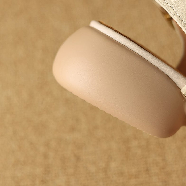 Auralis Leather Crossband Slides