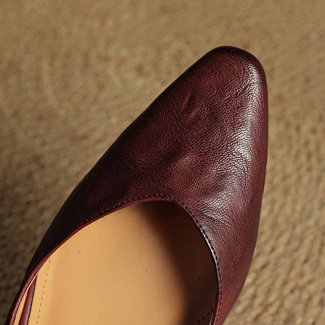 Envara Leather Mules