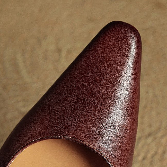 Arlise Leather Slingback Pumps