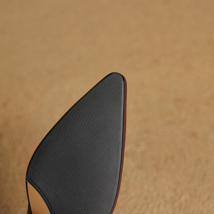 Esme Sculpt Leather Heels