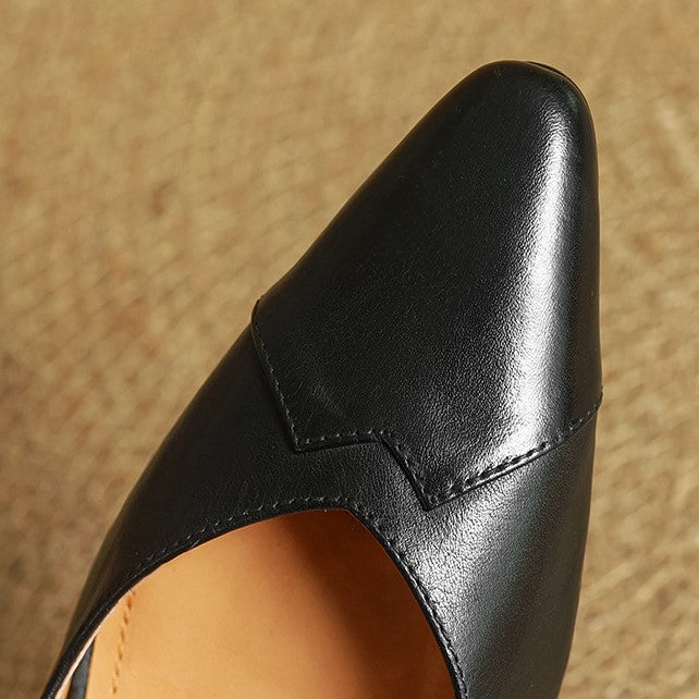 Rivelle Mary-Strap Leather Pumps