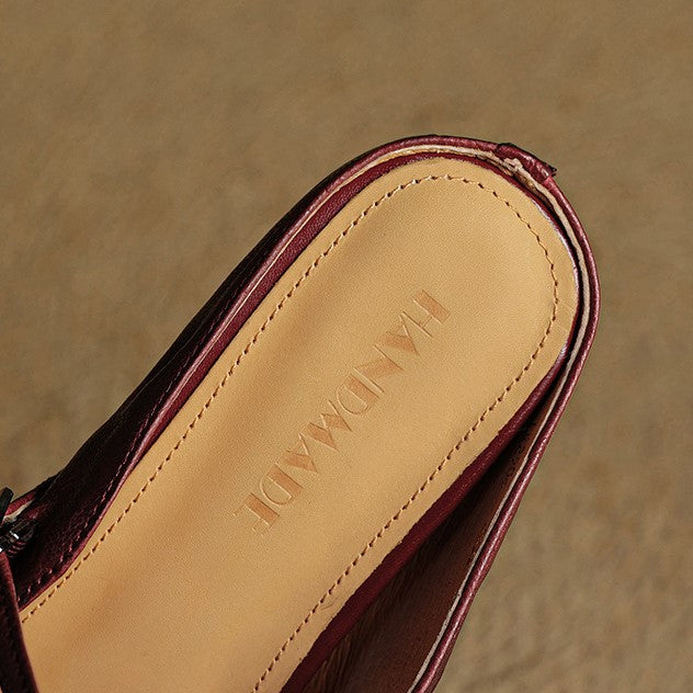 Envara Leather Mules