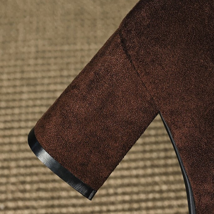 Élan Suede Leather Ankle Boots