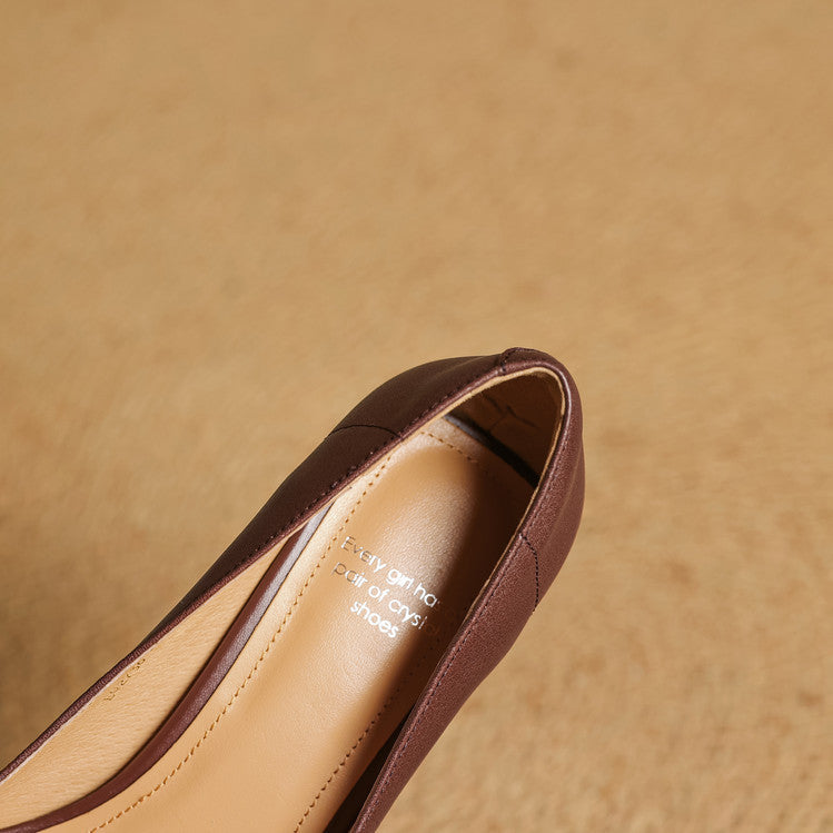 Esme Sculpt Leather Heels