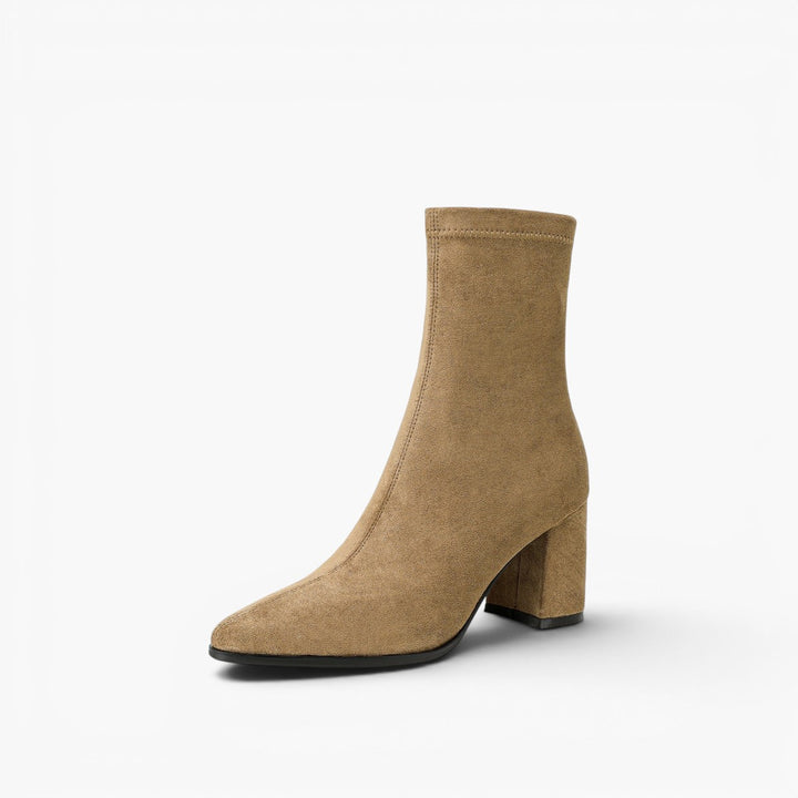 Élan Suede Leather Ankle Boots