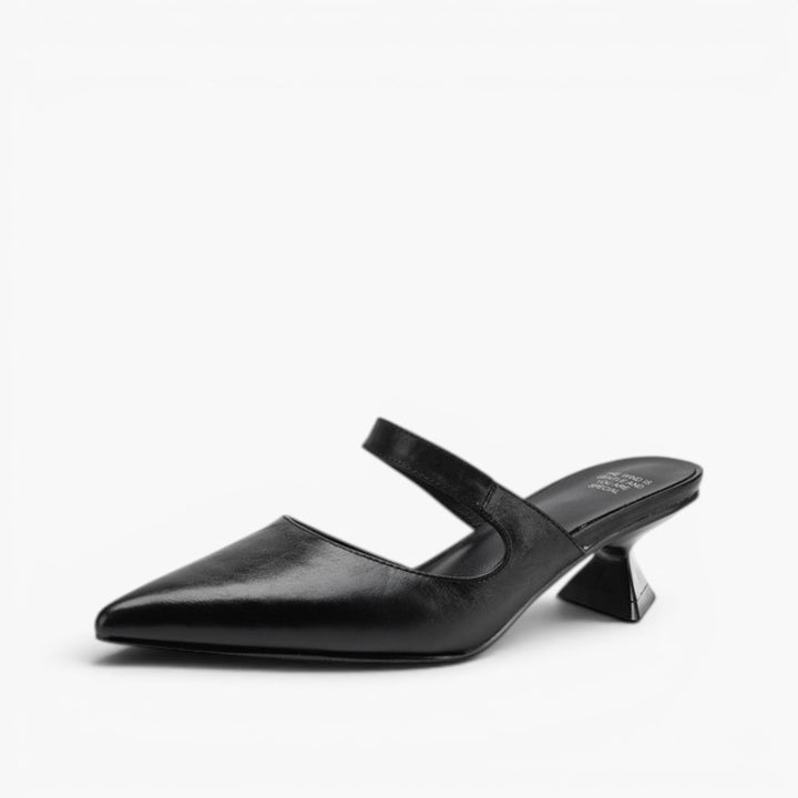 Elvaré Strap Leather Mules