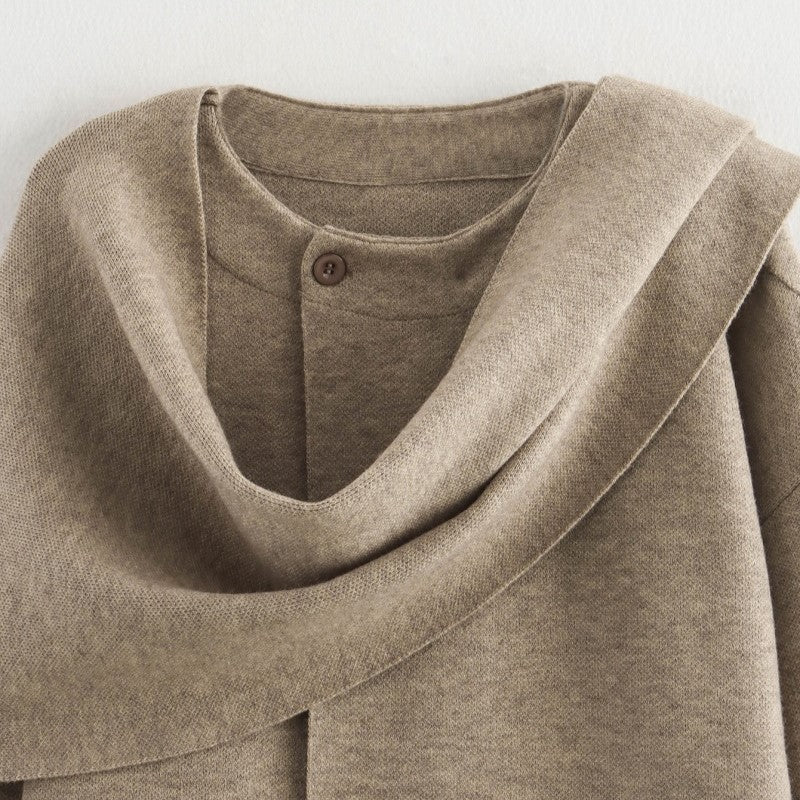 Selene Asymmetric Knit Cardigan