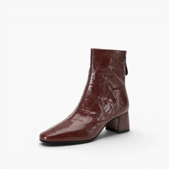 Marais Wrinkled Leather Ankle Boots