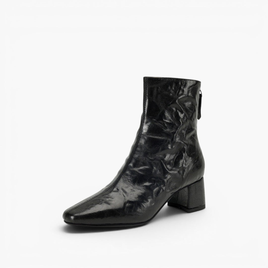 Marais Wrinkled Leather Ankle Boots