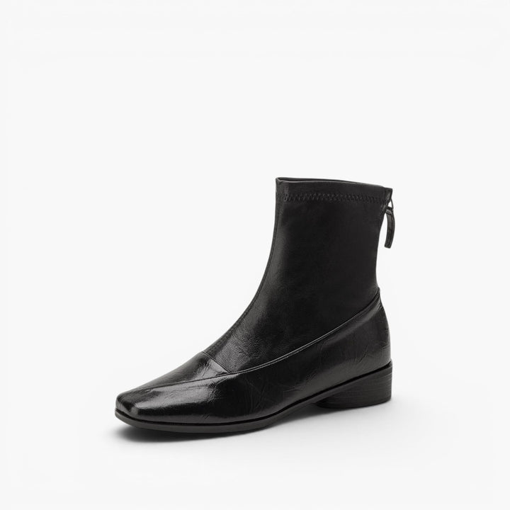 Marlenna Back-Zip Ankle Boots