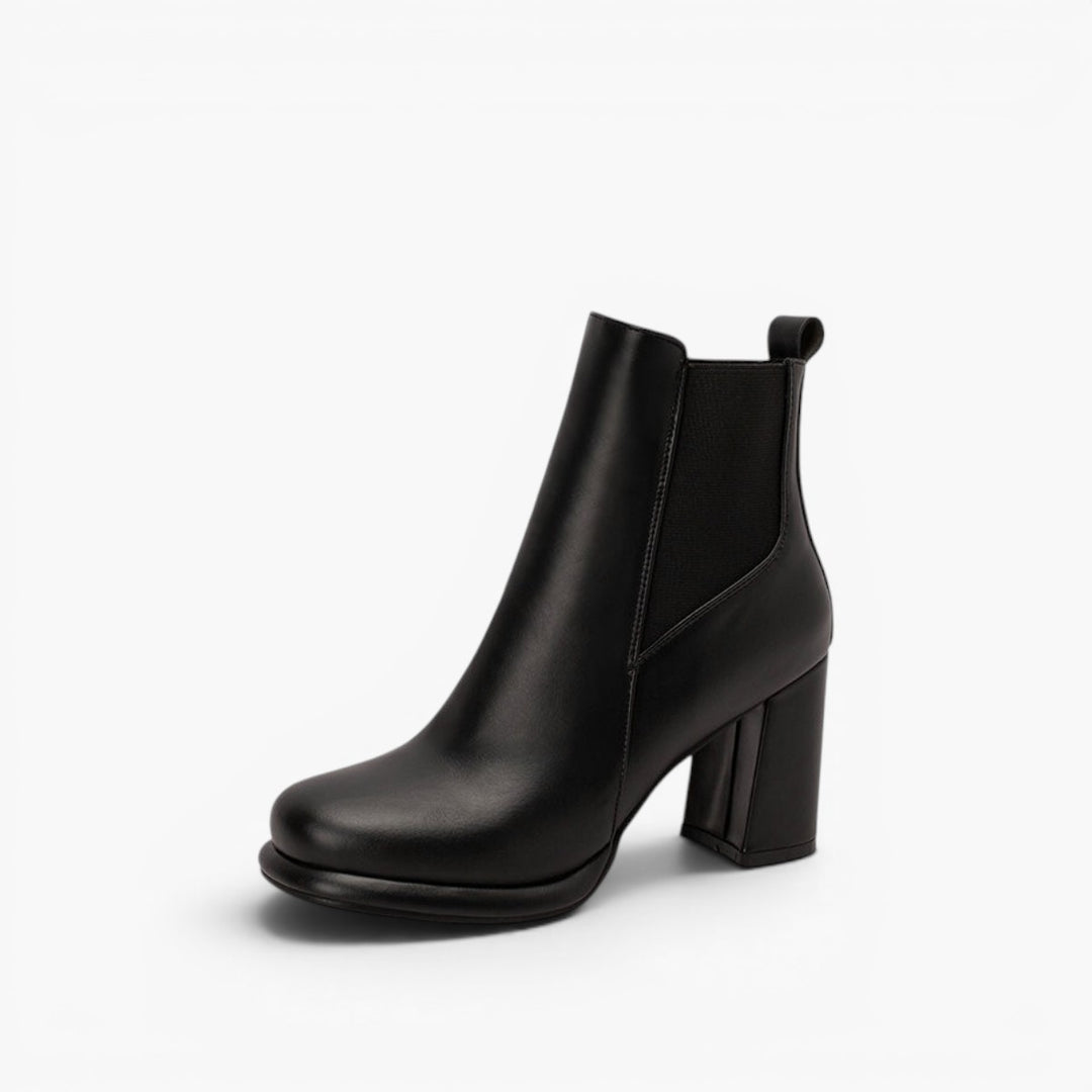Noémie Rounded Block-Heel Ankle Boots