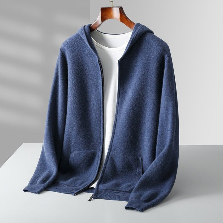 Elvron Wool Hooded Cardigan