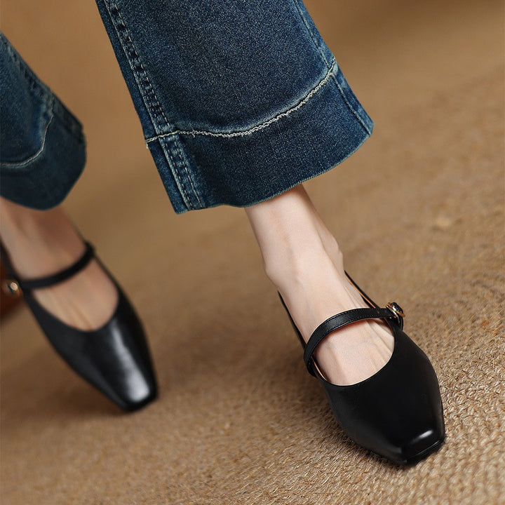 Cédrine Leather Pumps