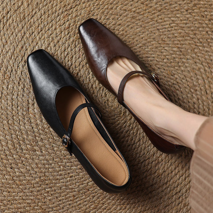Cédrine Leather Pumps