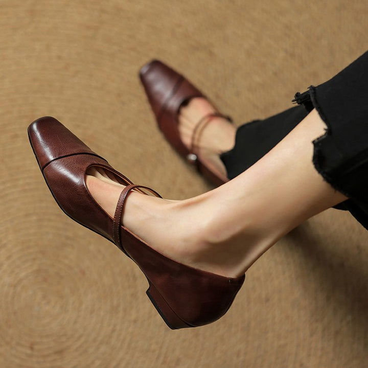 Aurette Leather Pumps