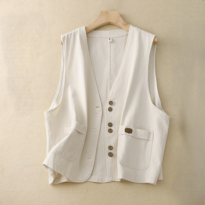 Velven Cotton-Blend Vest