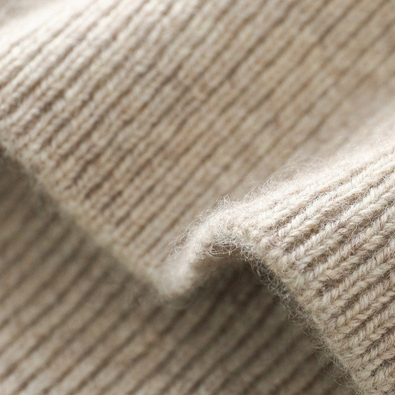 Neyric Wool Stand Collar Cardigan