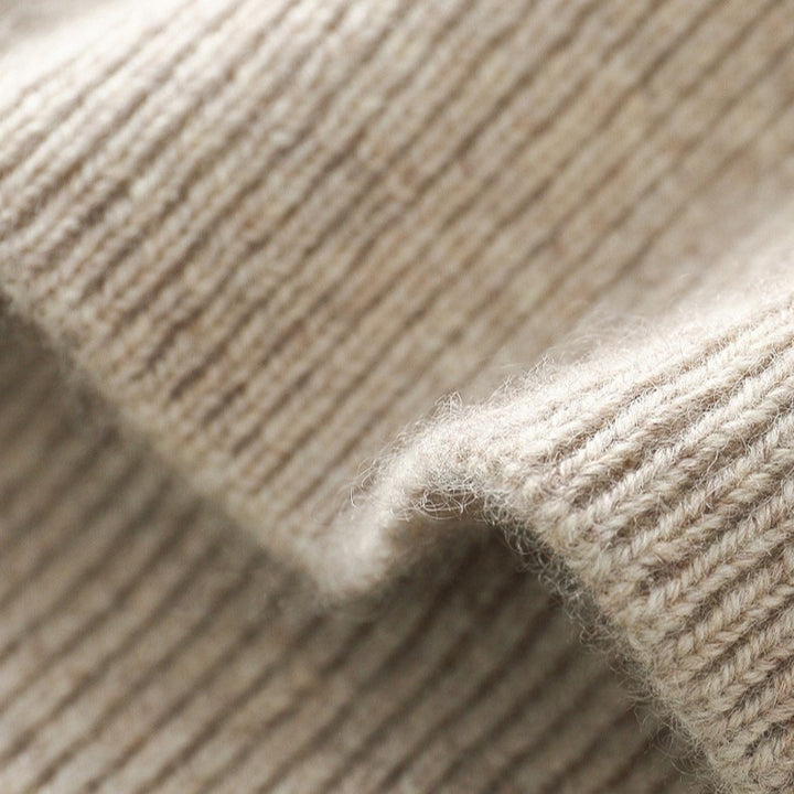 Neyric Wool Stand Collar Cardigan