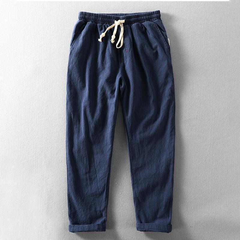 Elaren Cotton-Linen Joggers